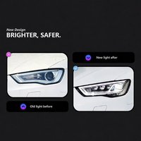 Feux de voiture Audi A3 8V Berline Sportback 2013-2016 S3 12V Kit de phares LED avec lentille bifocale pour mise à niveau LHD RHD