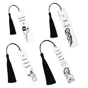 Cross-Border Hot Sale Stainless Steel <b>Bookmark</b> Tassel Style Fun <b>Gift</b> for Reading Lovers - Product Image 2