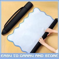 Tapis de table de mahjong antidérapant en caoutchouc à bords festonnés, épaisseur 2 mm, pliable, bord ondulé, tapis de jeu, taille personnalisée disponible