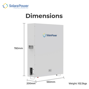Solara Power Split Type Wall-Mounted 48V LiFePO4 Solar <b>Battery</b> CAN Communication 10-20KW Output Hybrid Grid 10-Year Warranty - Product Image 6