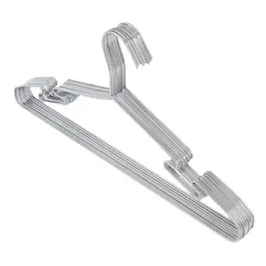 Custom Logo Silver Chrome Stainless Steel Metal Hanger gancho para ropa interior