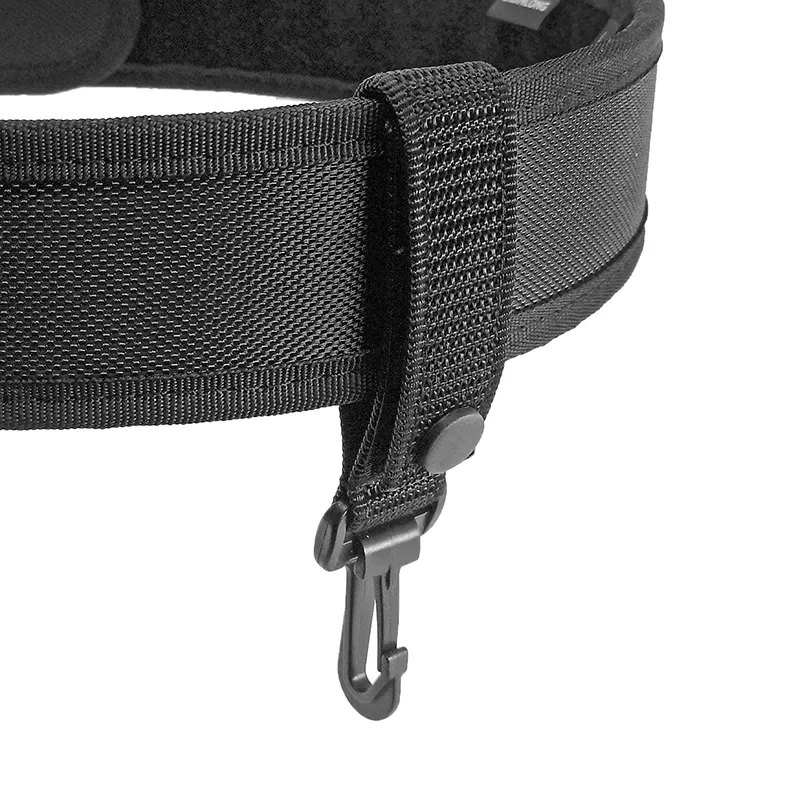 Portachiavi portatarga per cintura con cinturino MOLLE in Nylon per 2 "Clip per chiave da cintura larga Molle gancio accessori