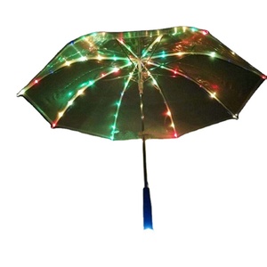 Vente en gros parapluies <span class=keywords><strong>lumineux</strong></span> à LED avec fibre optique lumineuse pour les mariages - Product Image 1