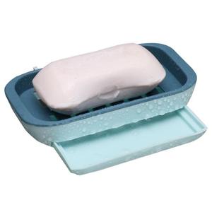 <b>Soap</b> <b>Dish</b> Rack With Drain Rectangular Plastic Wall Mount Suction Cup Self Drain Bathroom <b>Soap</b> <b>Holder</b> - Product Image 4