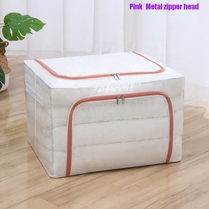 Có thể gập lại PVC trong suốt kích thước lớn lưu trữ hộp Tổ chức Lưu trữ không thấm nước thùng có nắp đậy cho quần áo - Product Image 4