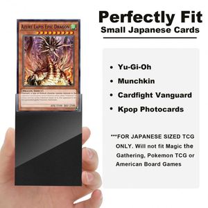 Fundas Protectoras para Tarjetas Coleccionables Japonesas de 62x89mm, Photocards de Kpop, Yu-gi-oh, con Cierre de Cremallera, 0.1mm de Grosor, Texturizadas, Perfectas - Product Image 2