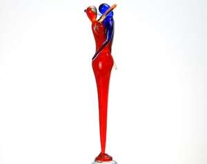 Figura de Vidrio Soplado a Mano con Temática Animal, Pieza de Arte Decorativa para Navidad y San Valentín, Cúpula de Vidrio Artesanal - Product Image 6