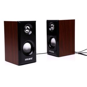 ลำโพงไม้ JiMeng JT042 ระบบเสียง 3 แชนแนล 2.1 ใช้พลังงานจาก USB สำหรับตั้งโต๊ะ - Product Image 4