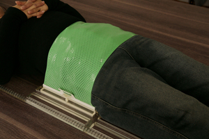 O masker termoplastik tipe 2-Point, klem radioterapi untuk dada kanker payudara, immobilisasi radiasi - Product Image 6