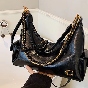 Nouveau sac à bandoulière minimaliste pour femme, grande capacité, chaîne, vintage, polyvalent, sacs à bandoulière pour femme - Product Image 1