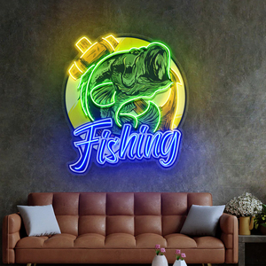 لافتة نيون Led بشعار المتجر ، ديكور مثبت على الحائط ، إضاءة ليد ، لافتة عرض متجر للأعمال التجارية - Product Image 1