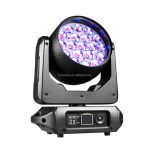 HN 19 pièces RGBW 4 en 1 LED Zoom Moving Head Dj Light Bar Beam Led Nightclub Christmas Weeding Disco Party Event Stage Show Hot Nice - Product Image 2