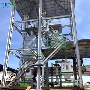 Richi 1-10 t/h thức ăn chăn nuôi máy dòng Sản xuất-gia súc chăn nuôi gia cầm thức ăn chăn nuôi PELLET Mill máy móc nguồn cấp dữ liệu dòng với <span class=keywords><strong>CE</strong></span> - Product Image 1