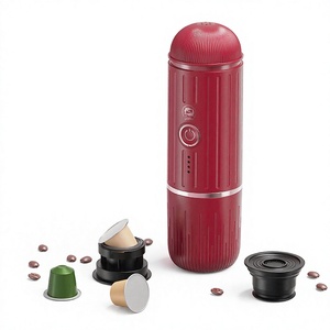 Cafetera de viaje apta para Nespress <span class=keywords><strong>Dolce</strong></span> <span class=keywords><strong>Gusto</strong></span>, cápsula y polvo, cafetera Expresso para Camping, viajes, RV, senderismo, Oficina - Product Image 1