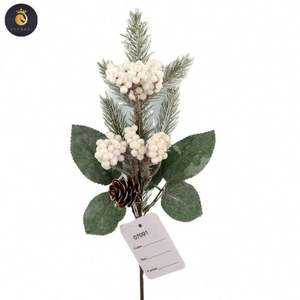 منتج الشركة المصنعة ، منتج الأفضل مبيعًا في عيد الميلاد ، التوت الأبيض ، اختيار مختارات أوراق هولي ، ديكور - Product Image 1