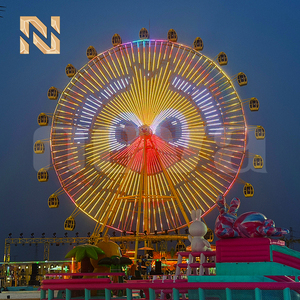 <span class=keywords><strong>Grande</strong></span> <span class=keywords><strong>Roue</strong></span> Géante Nova Rides de 42 m avec 24 Cabines, Capacité de 96 Passagers, Éclairage LED, pour Parc d'Attractions Extérieur, à Vendre - Product Image 1