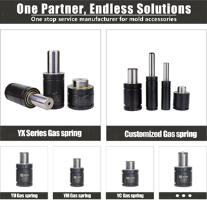 Kompakte Hochlast-Gasfeder Hochdruck-Stickstofffeder Zylinder Langlebige Austauschbare Gasfeder für Stanzwerkzeuge und Formen - Product Image 2