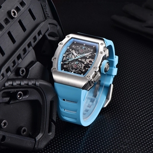 Montre à quartz Pagani Design PD-YS011 pour homme, cadran squelette, étanche, luxe, sport, tonneau, verre saphir, chronographe, montre-bracelet pour homme - Product Image 5