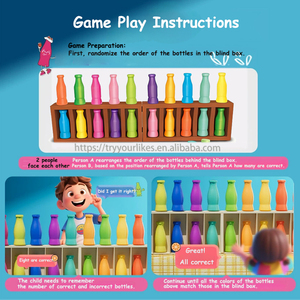 EPTボトルマッチングメモリーゲームボードテーブルゲーム2025新しいおもちゃギフト教育学習楽しいパーティーグループゲーム家族の子供のためのゲーム - Product Image 4