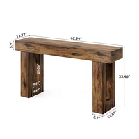Muebles de escritorio de ordenador directamente duraderos, muebles de oficina modernos de Color de madera maciza con Panel de almacenamiento para sala de estar