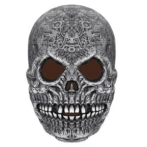 Halloween Natural Latex Scary Masks Cover Customized Realistic Face Masks Latex Skeleton Scary Mask