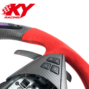 Volant sport personnalisé en fibre de carbone mate avec LED et indicateur de régime pour BMW E87 E93 E91 E92 E60 E61 E62 E63 E64 E87 E82 M3 M5 330i 335i 318i - Product Image 2