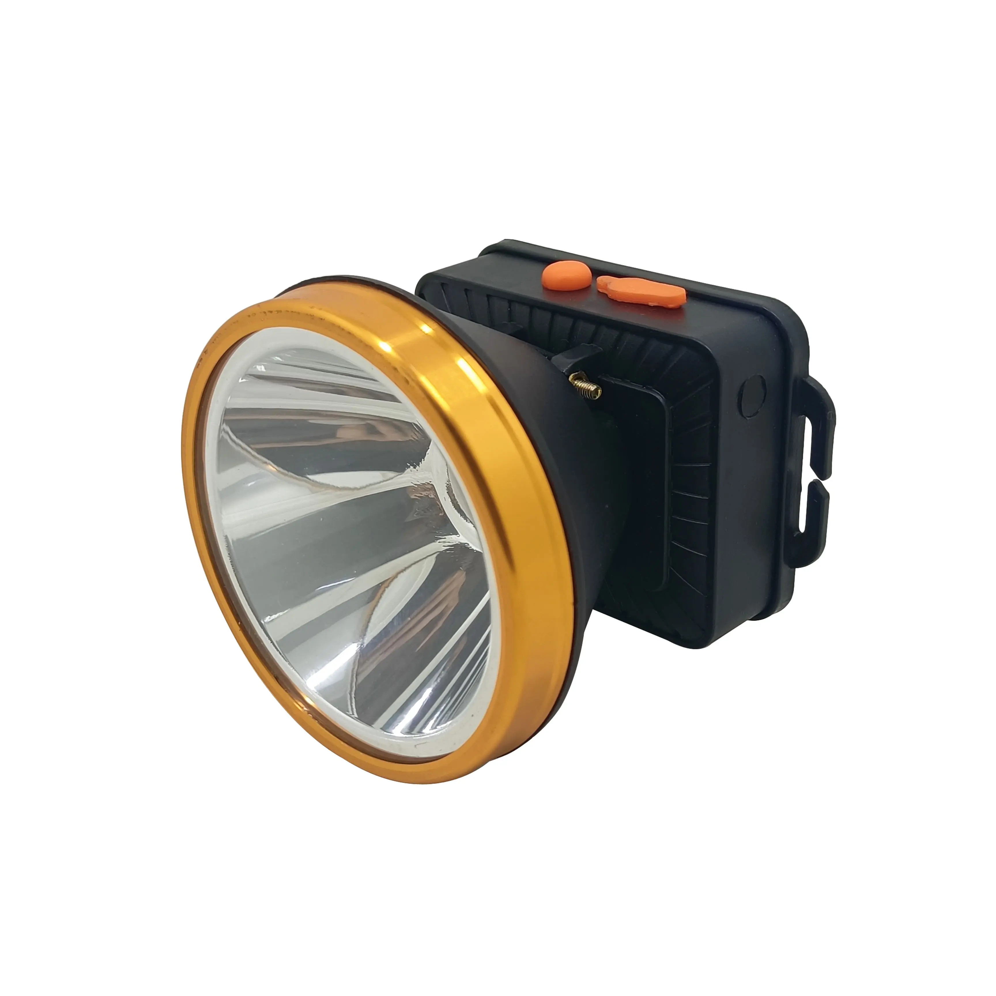 Outdoor work LED rechargeable strong light head lamp headlight wearable LED flashlight, lithium battery head lamp