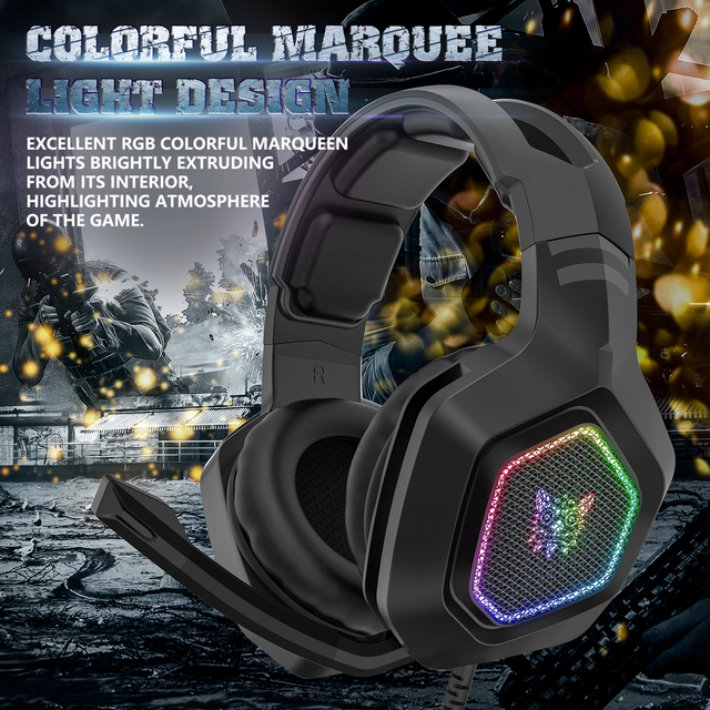 Gaming Headset for PS5, PS4, Xbox Series X|S & Xbox, PC Gaming Headphone