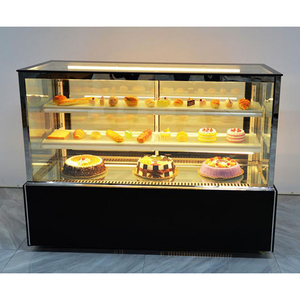 1.5m 1.8m 2m蛋糕冰箱/3层蛋糕冰箱展示台面蛋糕展示冷水机 - Product Image 4
