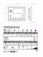 Module de Contrôle d'Alternateur pour Générateur Diesel/Essence Deepsea DSE7210 en Plastique, Démarrage Électrique Automatique, 80A, Garantie 1 An, En Stock