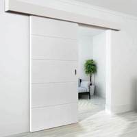 Portes d'intérieur en WPC au design moderne, panneau creux en couleur naturelle, vendu en usine, vente chaude par extrusion