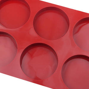 HY – moules à gâteaux ronds et plats en Silicone à 6 cavités, moule à biscuits et à <span class=keywords><strong>tarte</strong></span> - Product Image 4