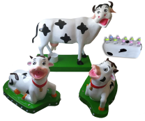 Équipement de terrain de jeu souple pour enfants intérieur/extérieur Expérience de jeu de rôle pour l'alimentation des vaches dans les <span class=keywords><strong>parcs</strong></span> d'attractions et les centres de jeux commerciaux - Product Image 4