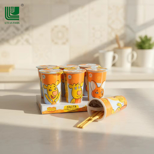Wholesale Customized Halal HACCP Certified Kids Favorite Sweet Solid <strong>Chocolate</strong> Fruity Flavor Finger Biscuit Cup Cartoon Printed - Product Image 6