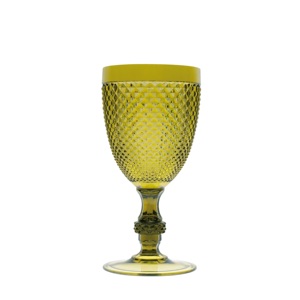 Gobelets en plastique Excelsa 39 cl, coupe diamant, verres à vin verts, lot de 6 - Product Image 1