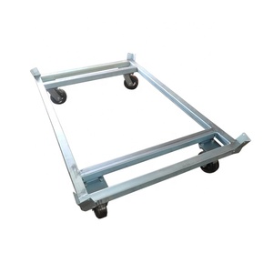 Carretilla de Plataforma Resistente para Palés Europeos con Soporte de Esquina, Carretilla de Mano para Transporte - Product Image 4