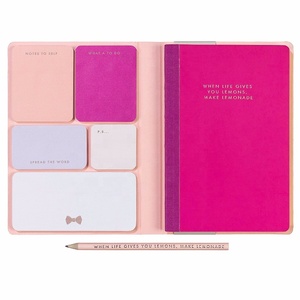 Nuovo Arrivo Ultimo Disegno Pialla Stampa Personalizzata <span class=keywords><strong>di</strong></span> Scuola Appiccicoso Nota Libro Con UNA Matita Allegato - Product Image 1