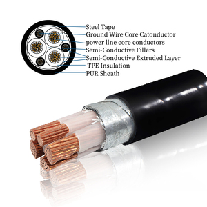 Dnvgl แจ็คเก็ตฉนวน XLPE 06/1kV 36kV 16-1000mm ² กังหันนอกชายฝั่งกังหันลมทองแดงพลังงานลมทองแดงได้รับการรับรองจาก IEC 61400 - Product Image 5