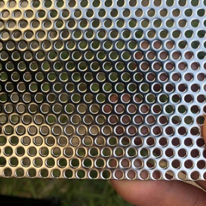Tôle perforée, <span class=keywords><strong>plaque</strong></span> métallique perforée, treillis métallique, maille à trous ronds en acier inoxydable, <span class=keywords><strong>plaque</strong></span> tamis perforée - Product Image 3