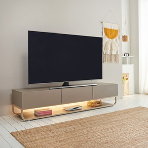 <span class=keywords><strong>Meuble</strong></span> <span class=keywords><strong>TV</strong></span> mural <span class=keywords><strong>suspendu</strong></span> de luxe léger, style moderne et épuré, idéal pour salon et petit appartement - Product Image 4
