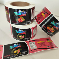 Étiquette alimentaire personnalisée imprimée, autocollante en vinyle imperméable, avec dorure à chaud, pour bouteilles, bocaux, sachets et contenants alimentaires