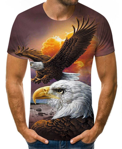 T-shirt à manches courtes pour hommes, impression 3d complète, mode, décontracté, ample, surdimensionné - Product Image 2