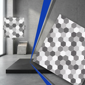 Carreaux de pavage extérieurs rustiques antidérapants 400x400mm Surface inégale Plaza Aire de jeux Garage Carré Parking Carreaux de sol en porcelaine - Product Image 4