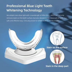 Lampe LED bleue pour blanchiment des dents, appareil portable de blanchiment dentaire à lumière bleue froide - Product Image 4