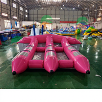 Bateau gonflable de banane de poisson volant de ski nautique remorquable de sport aquatique