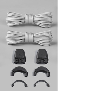 Gancho de plástico sin lazo Cordones redondos de nylon con cerraduras para zapatos al aire libre - Product Image 5