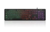 Clavier de jeu filaire optique 104 touches USB Ordinateur portable Ordinateur de bureau RGB Nouveau pour le bureau à domicile