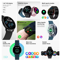Reloj Inteligente Deportivo C14pro en Oferta, 1.46 Pulgadas, Llamadas Inalámbricas, IP68, Notificaciones, Monitor de Actividad Física para Hombres y Mujeres