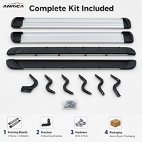 Barres latérales de marchepieds pour camion, en aluminium, fixation par vis, installation facile, couleurs personnalisables, antidérapantes, robustes, personnalisables
