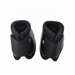 <span class=keywords><strong>Stivali</strong></span> per Cavalli UOO OEM Personalizzati in EVA Nera, Attrezzatura Equestre in Pelle Lucida e Neoprene - Product Image 3